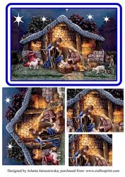 Christmas Scene Topper