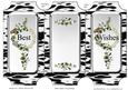 Black and White Fold Back Card