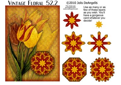 Vintage Floral 52.2, Tulips
