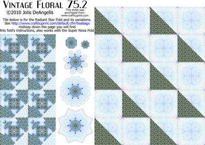 Vintage Floral 75.2, Evergreen Tree