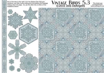 Vintage Birds 5.3, Snowy Owl