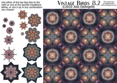 Vintage Birds 8.2, Great Horned Owl