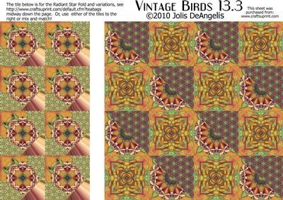 Vintage Birds 13.3, Hummingbirds