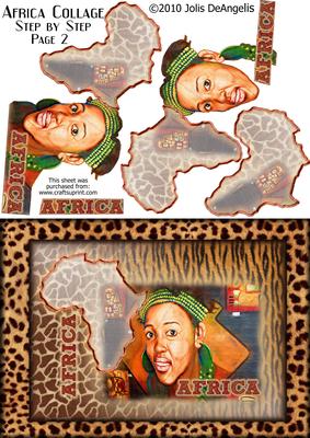 Africa Collage Step-by-step, Page 2