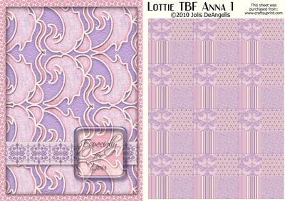 Lottie Tbf Fold, Anna 1 Tea Bag Folding Topper & Tiles