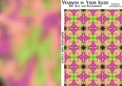 Warmth in Your Igloo, A5 Background 9 Tbf Tiles