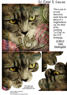 Le Chat 1, Collage-ish
