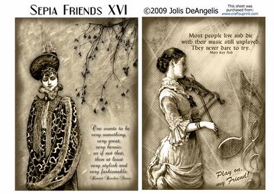 Sepia Friends Xvi