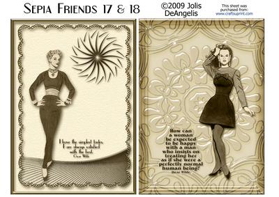 Sepia Friends 17 & 18