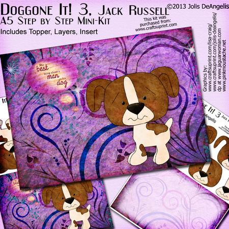 Doggone It! 3, Jack Russell A5 Step by Step Mini-kit