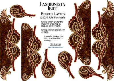 Fashionista Irice, Border Layers