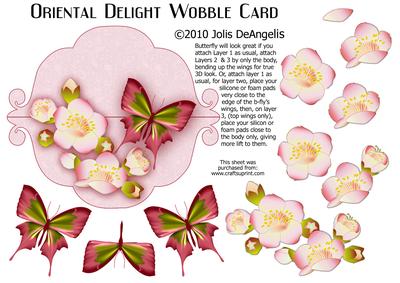 Oriental Delight Wobble Card