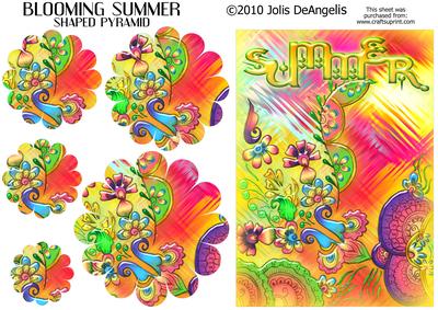 Blooming Summer Shaped Pyramid