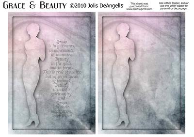 Grace & Beauty Card Toppers