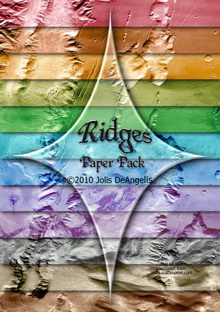 Nasa 7, Mars Ridges Paper Pack