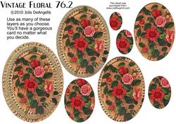 Vintage Floral 76.2, Roses