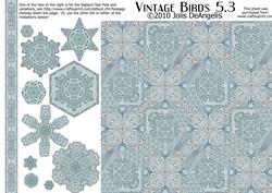 Vintage Birds 5.3, Snowy Owl