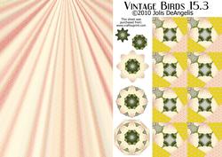 Vintage Birds 15.3, Blue-winged Warbler