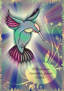 Birdie Buddies 12, Tweaks Bird Pyramid Decoupage Card Kit
