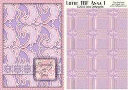 Lottie Tbf Fold, Anna 1 Tea Bag Folding Topper & Tiles