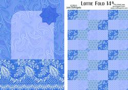 Lottie Tbf Fold 14b, Blue Card Topper and Tiles