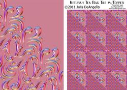 Keturah Tea Bag Tile with Card Topper