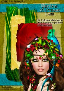 Quetzal A5 Pyramid Card