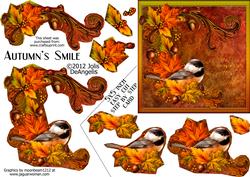 Autumn's Smile 5x5 Inch Step by Step Card
