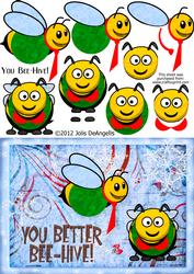 You Bee-hive! A5 Step by Step Card