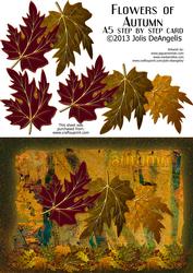 Flowers of Autumn, A5 Step by Step