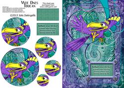 Wee Ones, Toucan A5 Pyramid Card