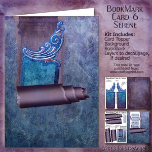 Bookmark Card 6, Serene