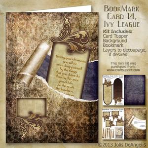 Bookmark Card 14, Ivy League