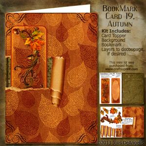 Bookmark Card 19, Autumn