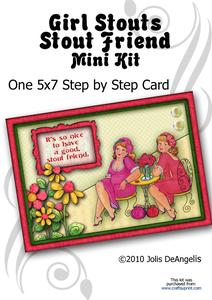 Girl Stouts, Tea Time 5x7 Step by Step Mini Kit