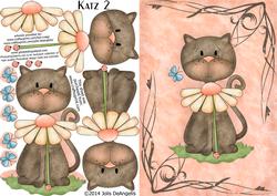 Katz 2, A5 Step by Step Card