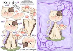 Katz 4, A5 Step by Step Card