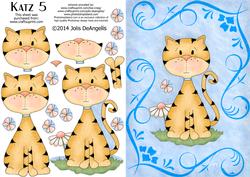 Katz 5, A5 Step by Step Card