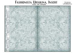 Fashionista Ursulina 9.75 x 6.75 Inch Insert