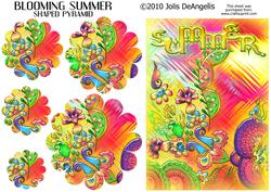 Blooming Summer Shaped Pyramid