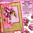 Friends Don't Stray, Spring Colors A5 Step by Step Mini-kit
