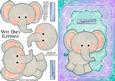 Wee Ones Elephant, A5 Step by Step Card
