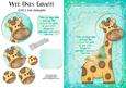Wee Ones Giraffe, A5 Pyramid Card