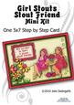 Girl Stouts, Tea Time 5x7 Step by Step Mini Kit