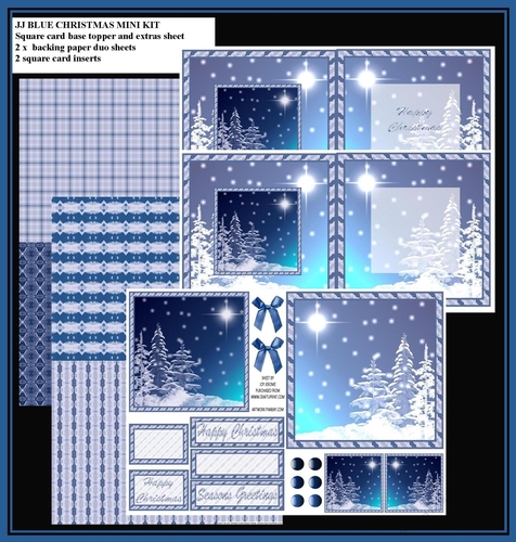 JJ BLUE CHRISTMAS MINI KIT