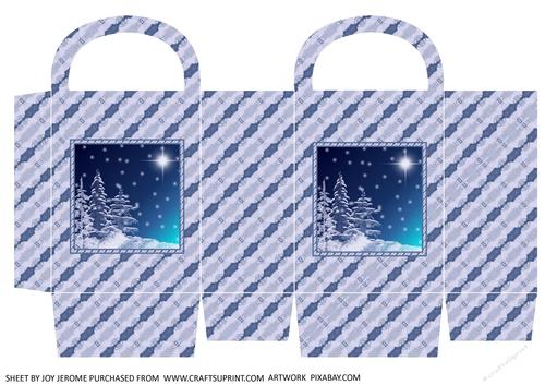 jj blue christmas bag