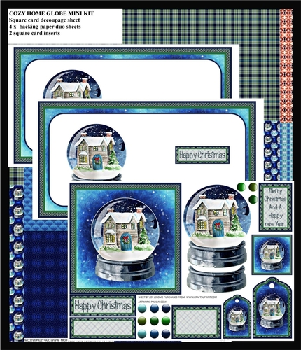 JJ COZY HOME SNOW GLOBE PROJECT KIT
