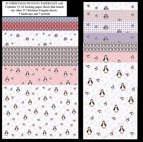  JJ CHRISTMAS PENGUIN PAPERS VOL 1