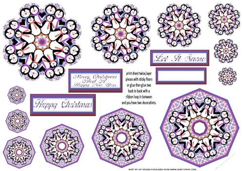 jj christmas penguin medallions 2