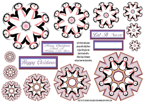 jj christmas penguin medallions 1